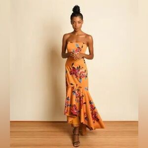 Hutch Dea Strapless High Low‎ Dress NWT SIZE 4